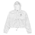 Basketball &God Vertical Smoke Women’S Crop Windbreaker